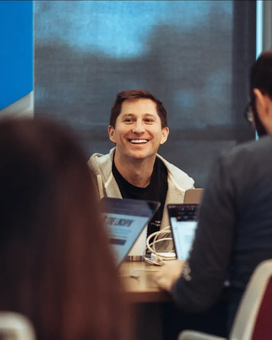 Ben at a working session